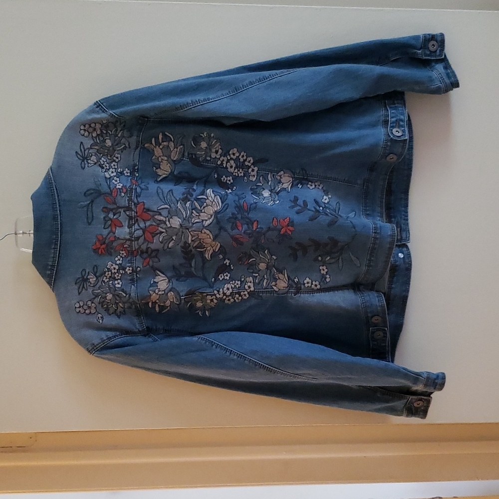 Embroidered Denim Jacket